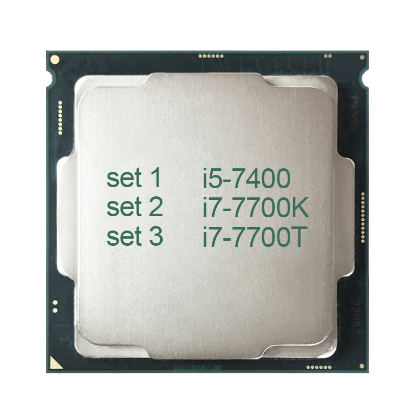 Lntel Core i5-7400 i7-7700K i7-7700T процессор 4,0 ГГц Quad-Core 8 Мб кэш-память Розничная LGA 1151 процессор 91W