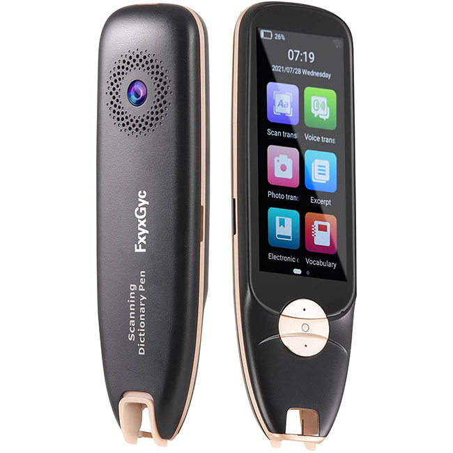 2021 hot selling portable multi-language scanner dictionary pen translator smart fast and convenient translation pen convenient