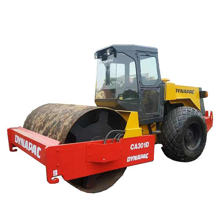Used Dynapac Single Drum Road Roller CA301D with cheap price for sale