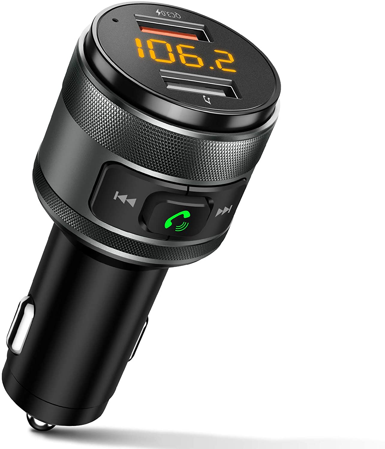 5.0 FM Transmitter for Car 3.0 Wireless Bluetooth FM Radio Adapter Music Player FM Transmitter/Car Kit with Hands-Free Calling