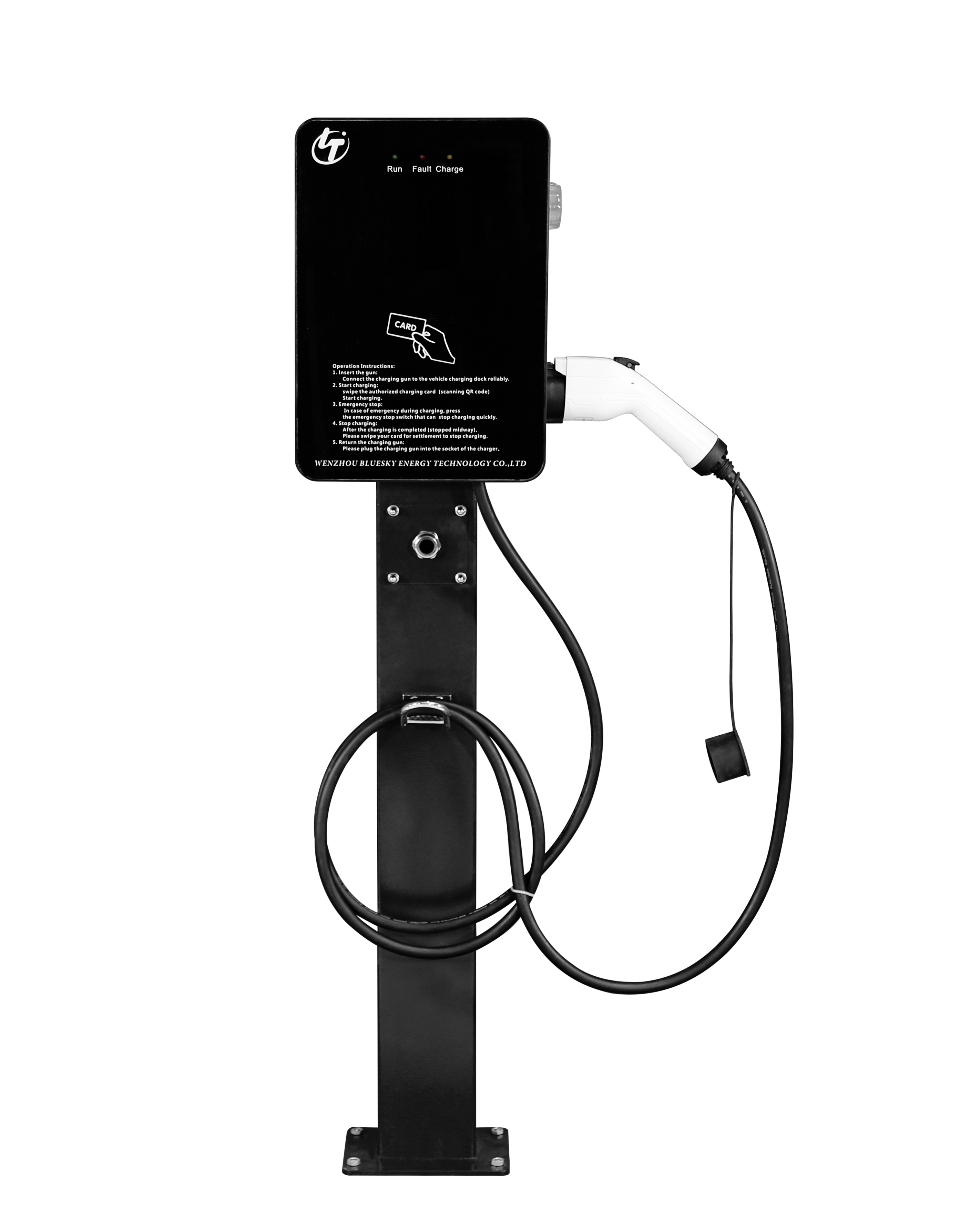 7kw AC EV Charger ocpp1.6 ev charger level 3, электрическая автомобильная зарядка, солнечная ev станция, китайские зарядные станции, коммерческие