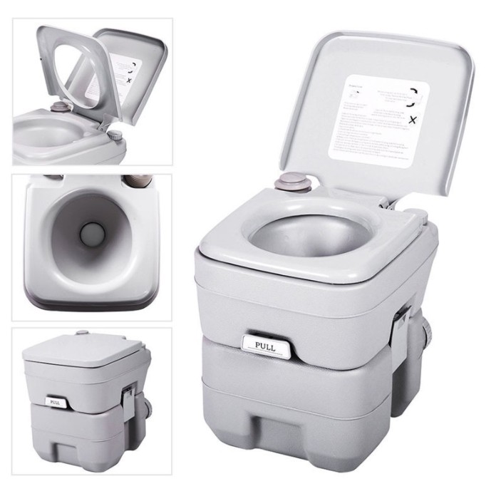 Mobile outdoor car toilet camping toilet portable for travel