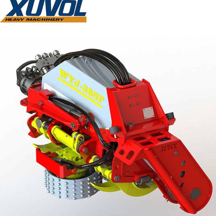 Forestry machinery Xuvol WYJ360F log harvester with free segment cutting timber harvester head