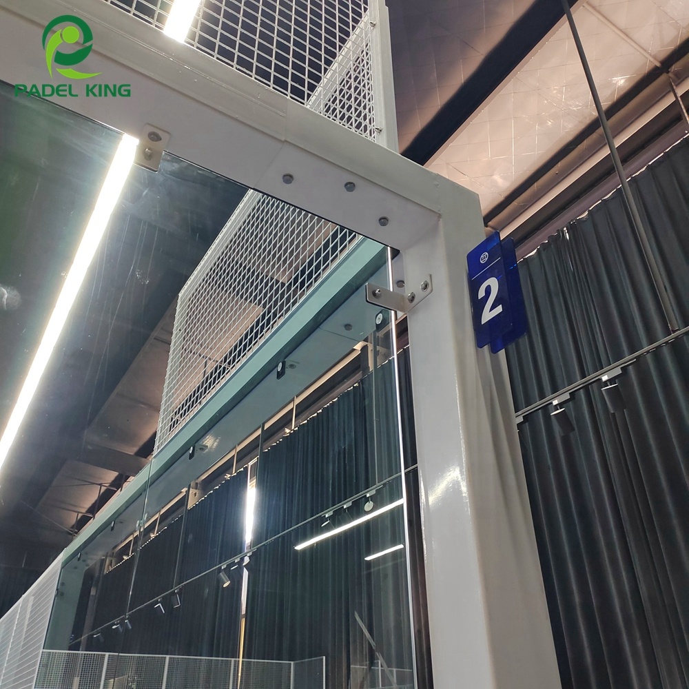 Best Selling Brand Padel King Panoramic Padel Court With Padel Court Rackets And Ball Free Of Charge