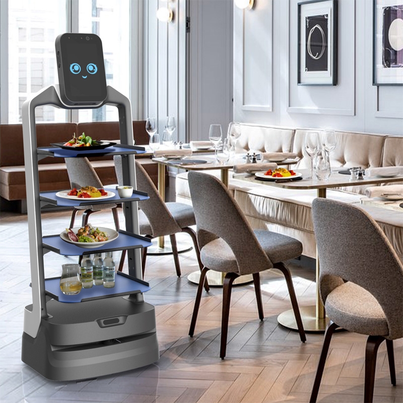 TIFEI Intelligent Food Delivery Robot Hotel Food Delivery Factory food delivery robot multi-functional automatic delivery robot