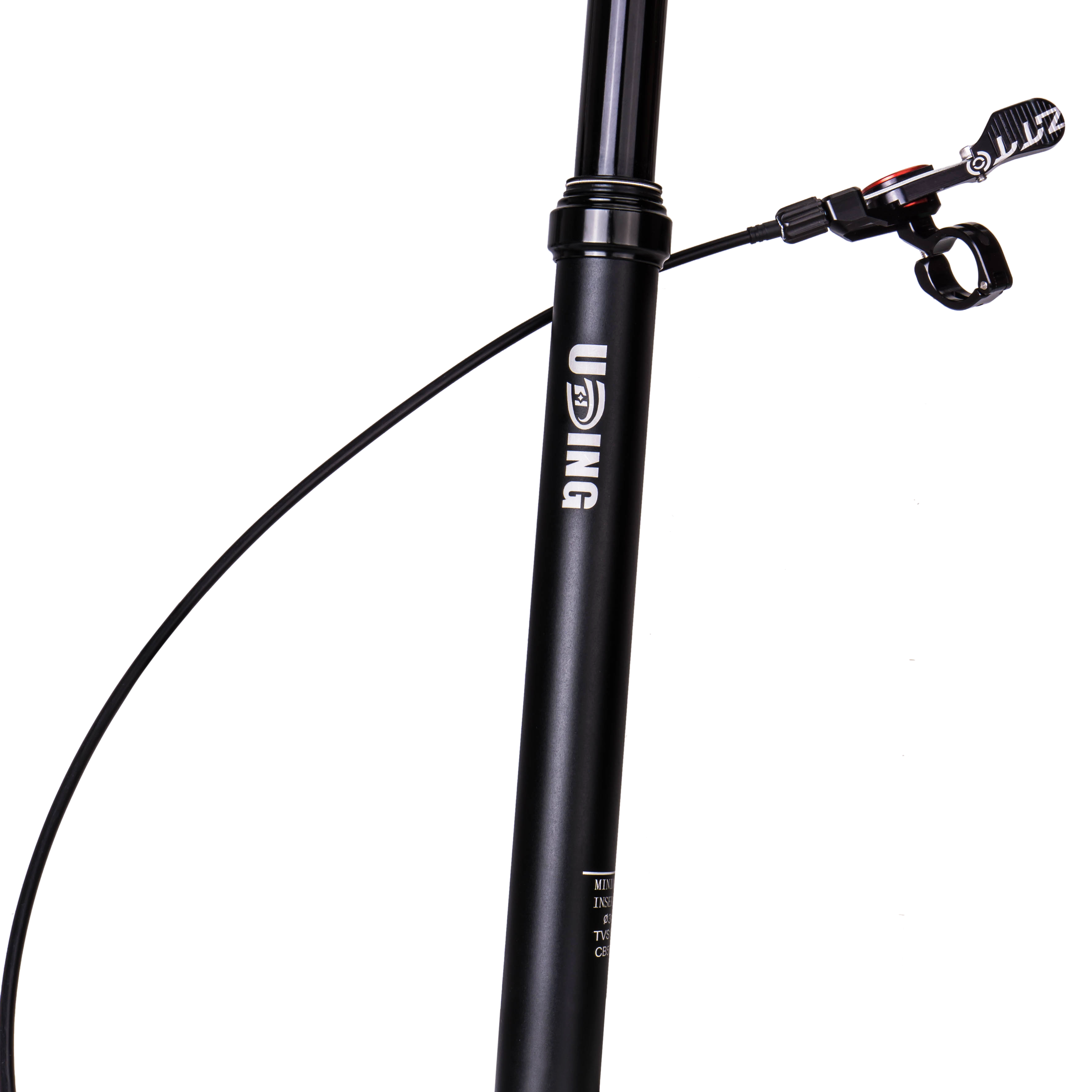 Bicycle Seatpost 400mm MTB Cycling Road Mountain Bike Seat Post Tube Aluminum Alloy 30. 9mm 31.6mm Black Color