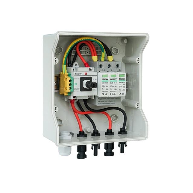 Beny Dc Combiner Box 3in1out 50a 1000v Ip66 Combiner Box For Photovoltaic System Solar Panels