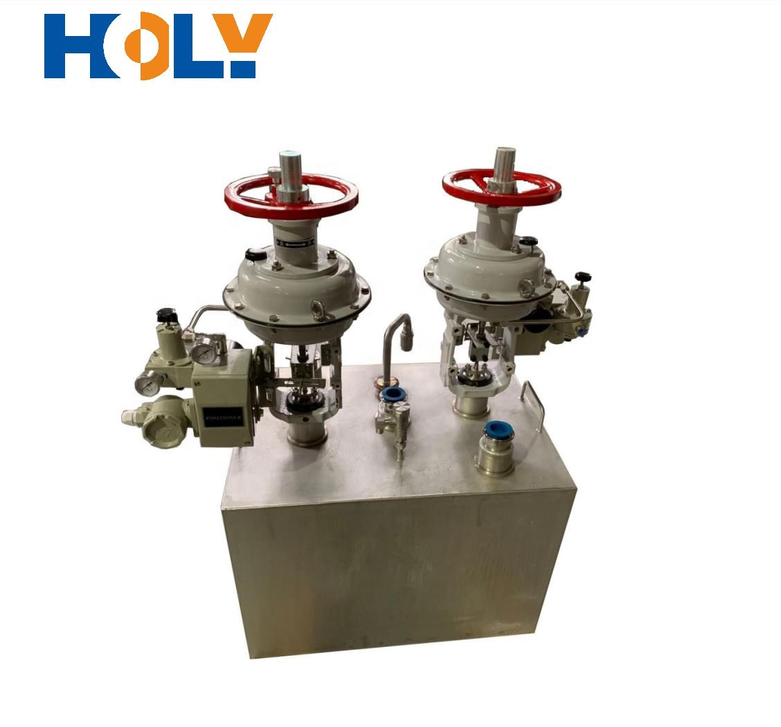 DN15 Vacuum Pipe Vacuum Insulated Flow Regulating Valve for Semiconductor and Chip