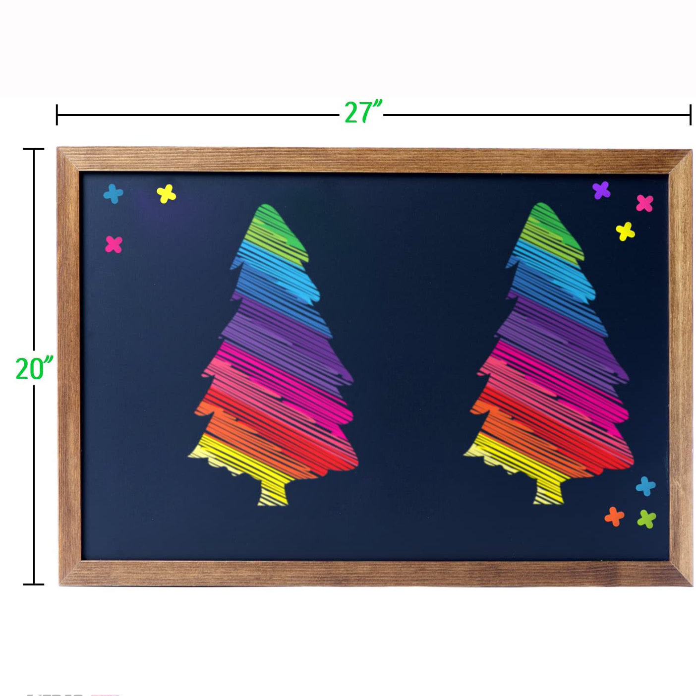 The writing board with magnetic surface can be customized in various sizes, which can be used for study, office and room decorat