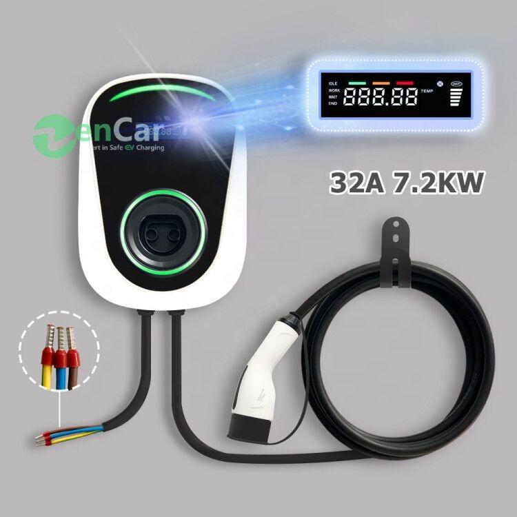 AC ev зарядная станция 32 А 7 кВт Тип 2 или тип 1 Штепсель
