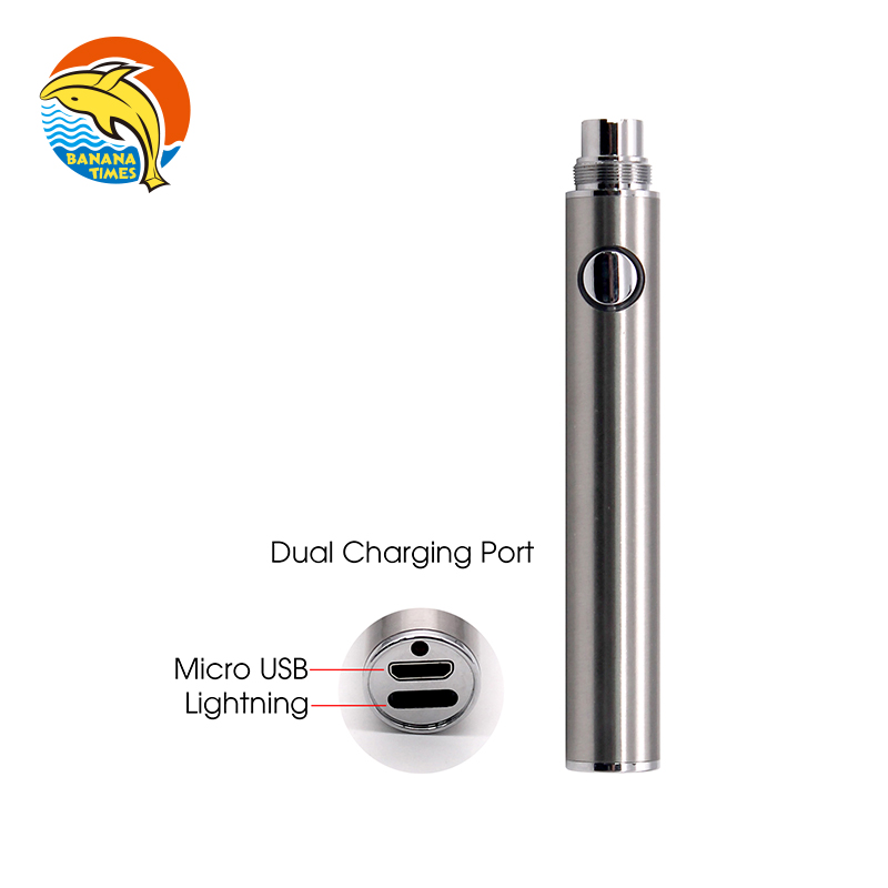Латвия Горячая 4,2 V двойной зарядный порт cbd батарея pen DCB 510 переменного напряжения испаритель батарея 400mah 650mah зарядное устройство vape