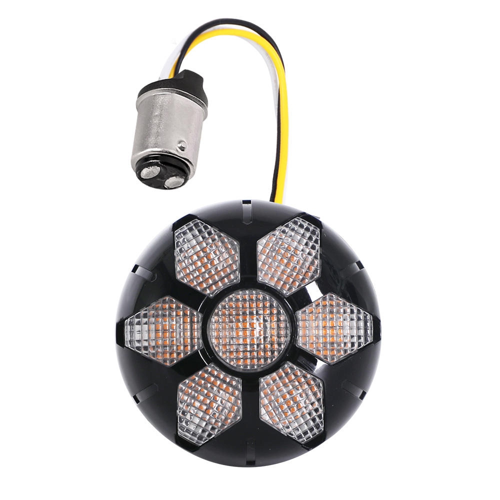 2021 New Fashion Meteor Design Halley's Comet Turn Signal Running Light Built in EMC DRL 180 Degree Luminous Angle For Harley