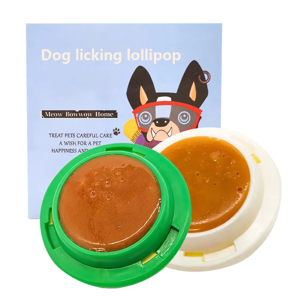 Saiji manufacturers wholesale Healthy non-toxic dog licking lollipops pet treats energy solid nutrition sugar cat candy dog food