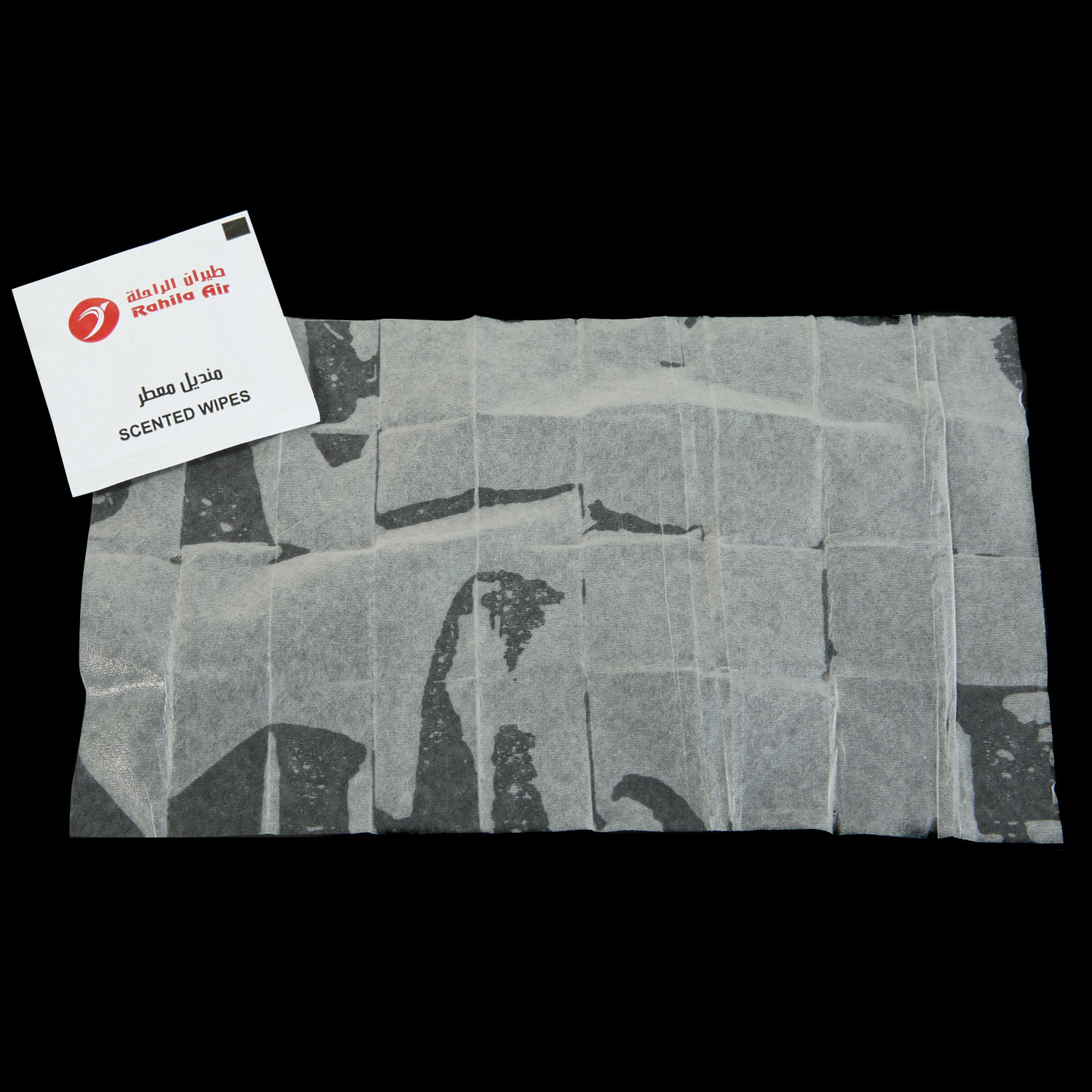 Cleaning type and cleaning use oem restaurant crepe paper single wet refreshing towel