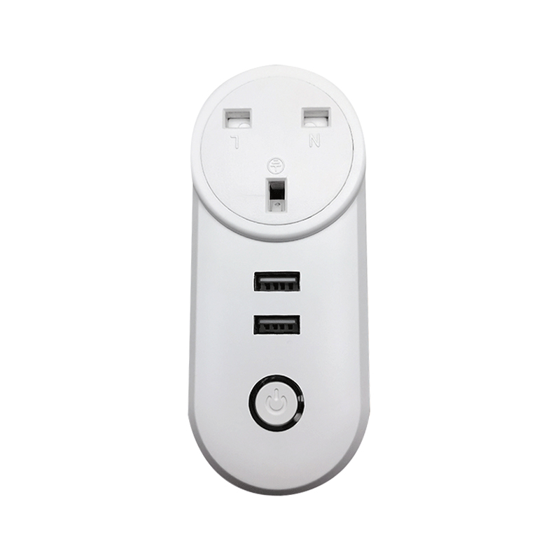 Розетка настенная smart life с пультом дистанционного управления, 2 USB-порта, Wi-Fi