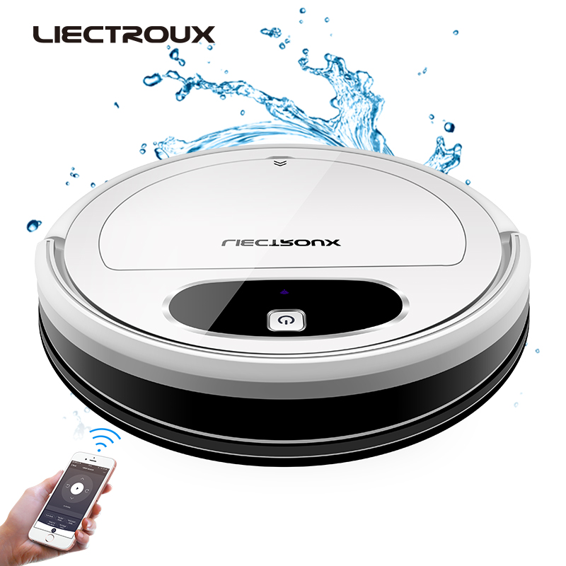 Бытовая техника LIECTROUX 11S, оптовая продажа, многофункциональная поддержка, управление через приложение, малогабаритный робот-пылесос с Wi-Fi