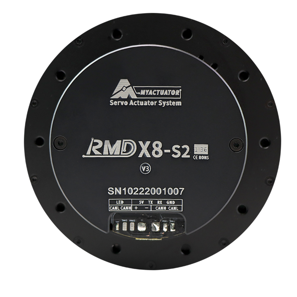 RMD-X8S2 V3 Передаточное отношение: 1:36 BLDC мотор сервопривода большим вращающим моментом 25N.M приложение для Ai Роботизированная рука от китайского производителя четвероногое робот-Дрон плоский двигатель