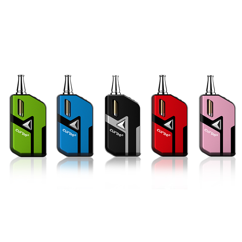 OEM ODM Curdo Polaris box mod Starter Kit with 400mAh CBD Battery With 1ml Empty Ceramic Coil Cartridge for Vape Cartridge