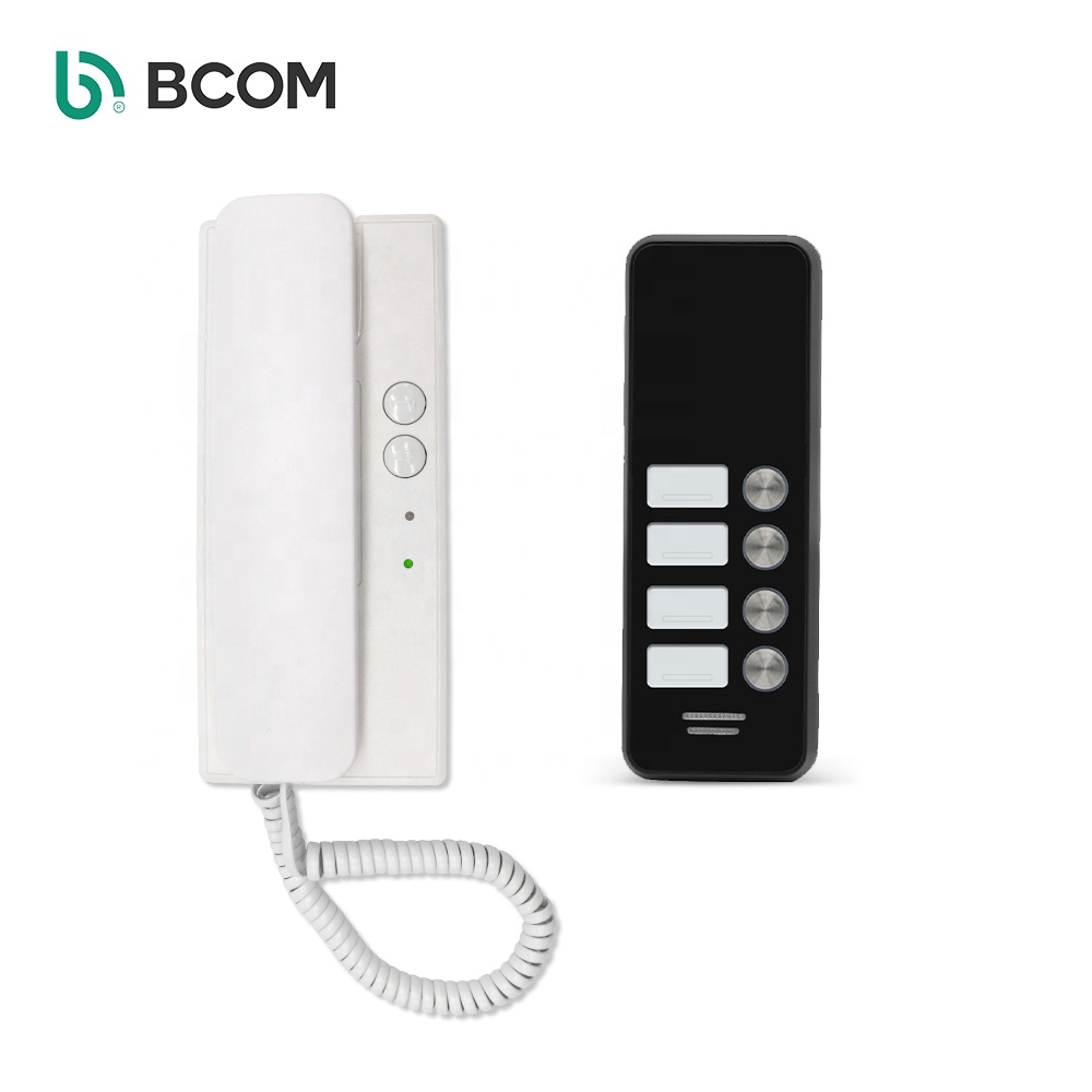 Поставщик домофона Bcomtech, 2 комплекта проводных аудиодомофонов