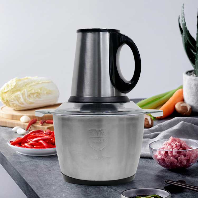 Мясорубка, измельчитель, электрическая автоматическая мясорубка, 6L 2 Gear, коммерческая электрическая мясорубка