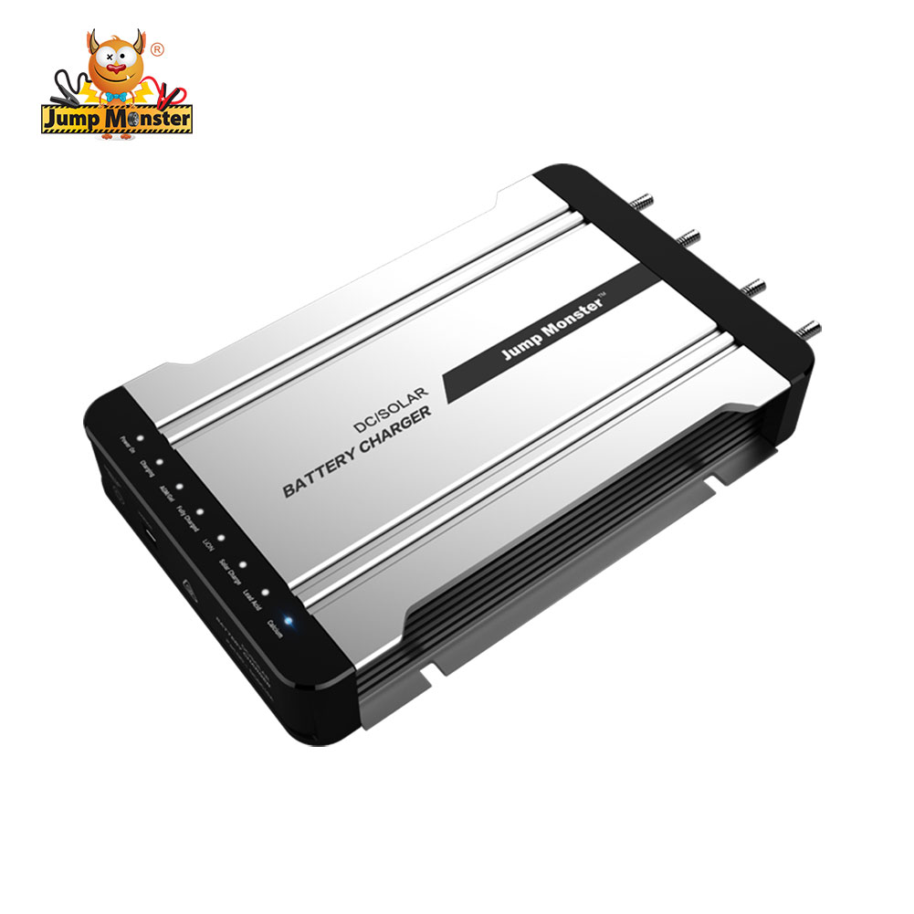 40A DC-DC On-Board Battery Charger with MPPT for Flooded, Gel, AGM, and Lithium Batteries Using Multi-Stage Charging