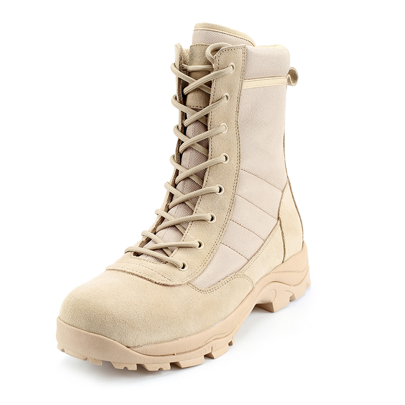 Canvas Tactical Army Military Winter Leather Boots