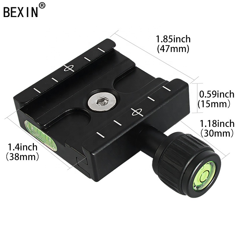 BEXIN new aluminum alloy camera clamp camera accessories camera quick release clamp tripod clamp for photographic equipment