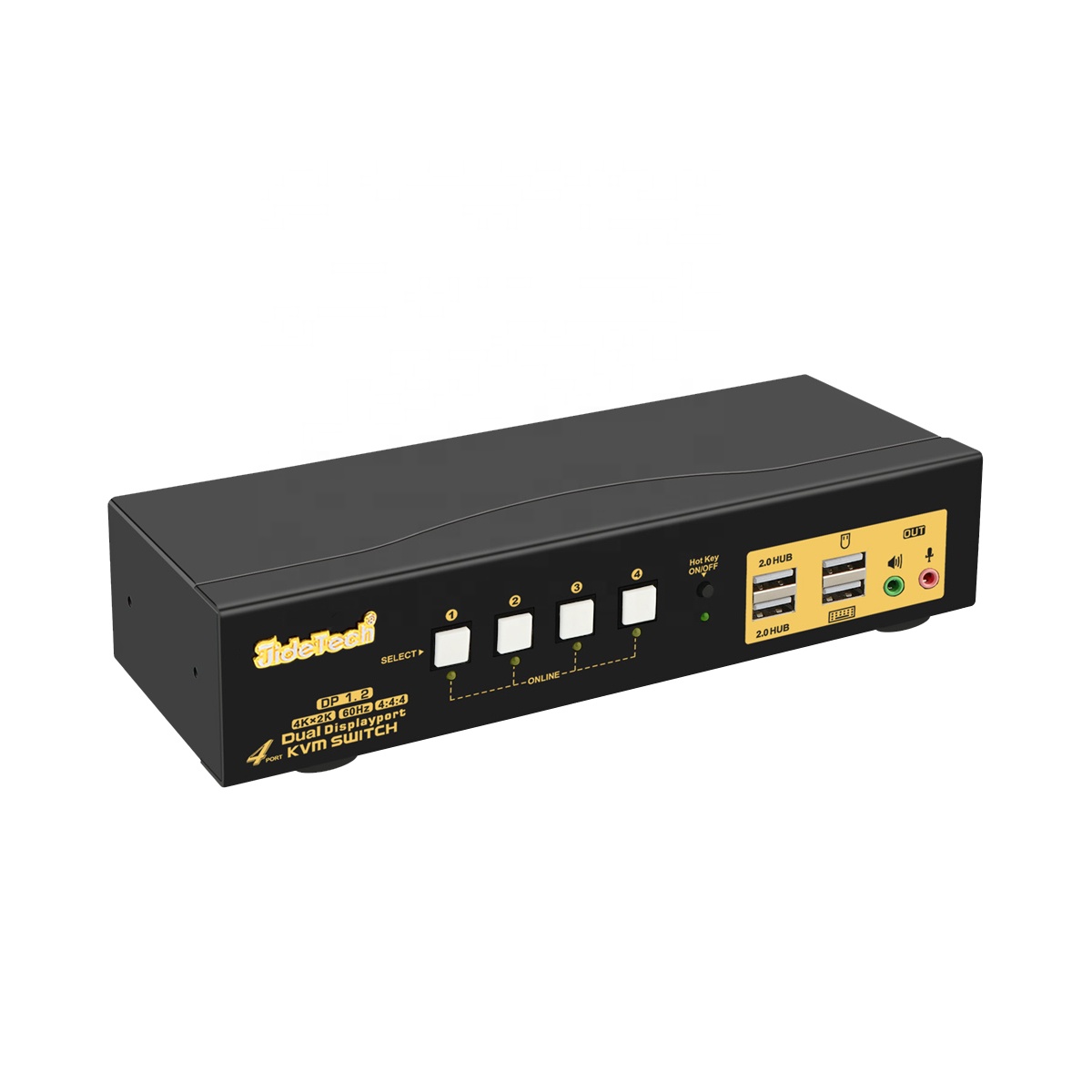 Kvm-переключатель с двойным монитором, 4 порта hdmi, двойной kvm-переключатель с поддержкой hdcp auto edid для двойного hdmi kvm-переключателя