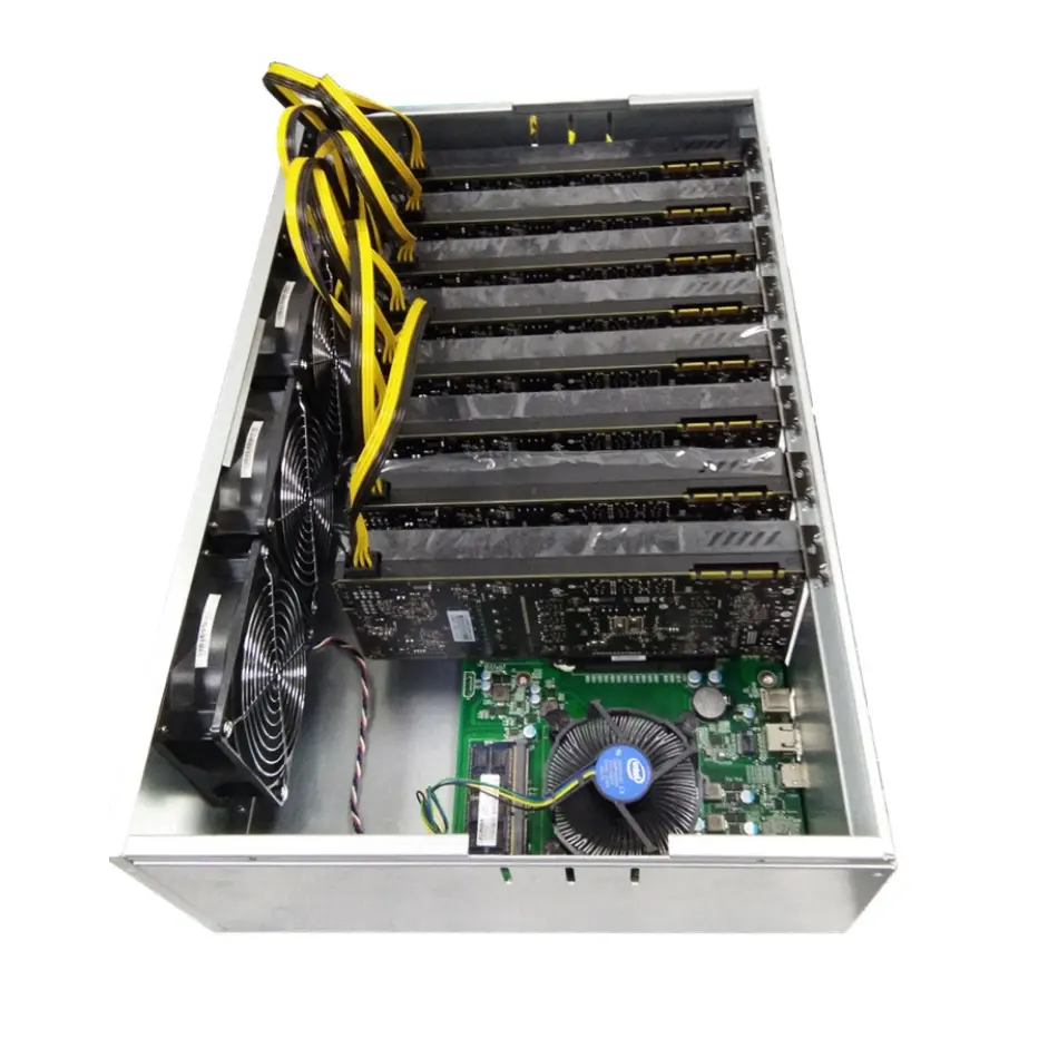 Совместимость с процессором AMD RX560/470/570/580 TYT-A68-P8 ETH эфириума BTC Майнер биткоинов