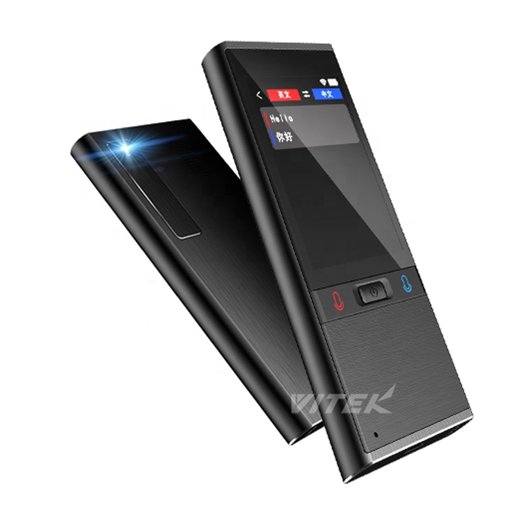 Portable Interpreter service instant voice translator device of pocket simultaneous translation