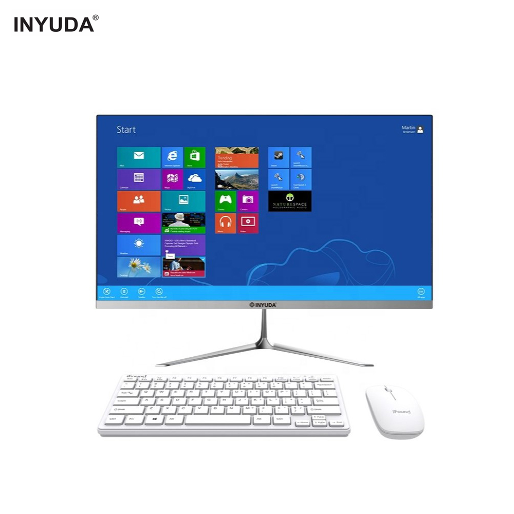 Оптовая продажа 19 дюймов ультратонкий B960 2G 128G Бизнес игра все в одном настольный компьютер