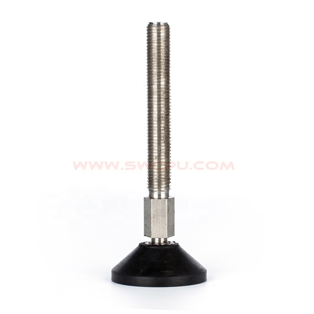 Custom anti-shock Adjustable rubber feet for furniture equipment