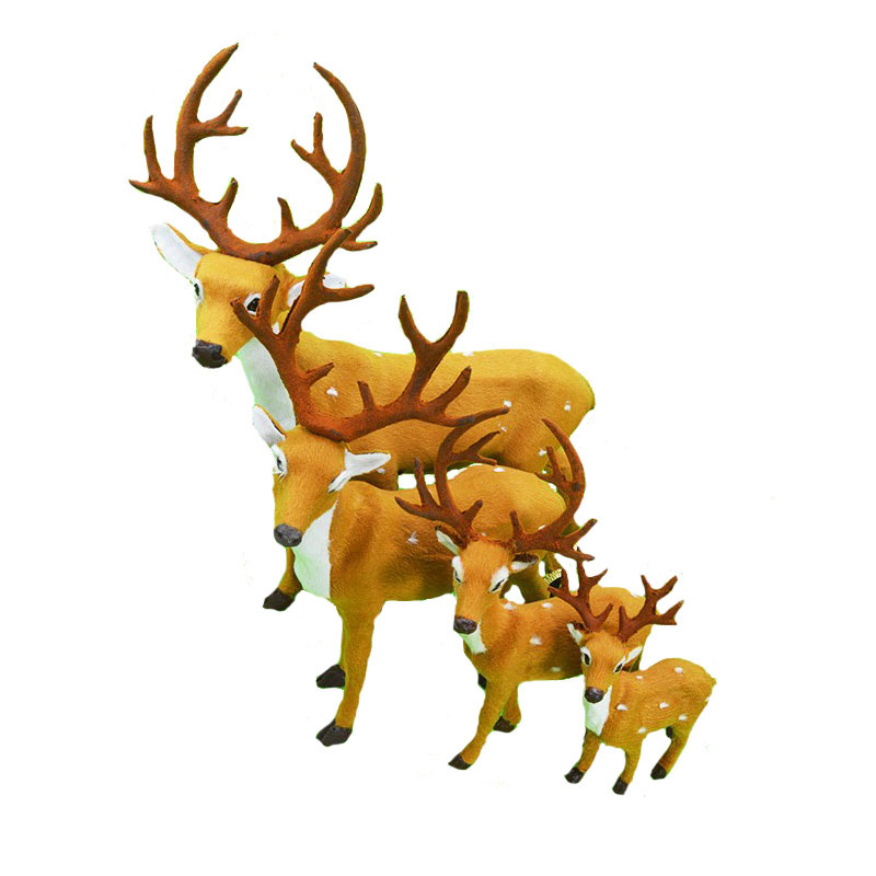 Manufacturer sika deer Plush Christmas Doll Christmas supplies elk decorations for children's holiday toys