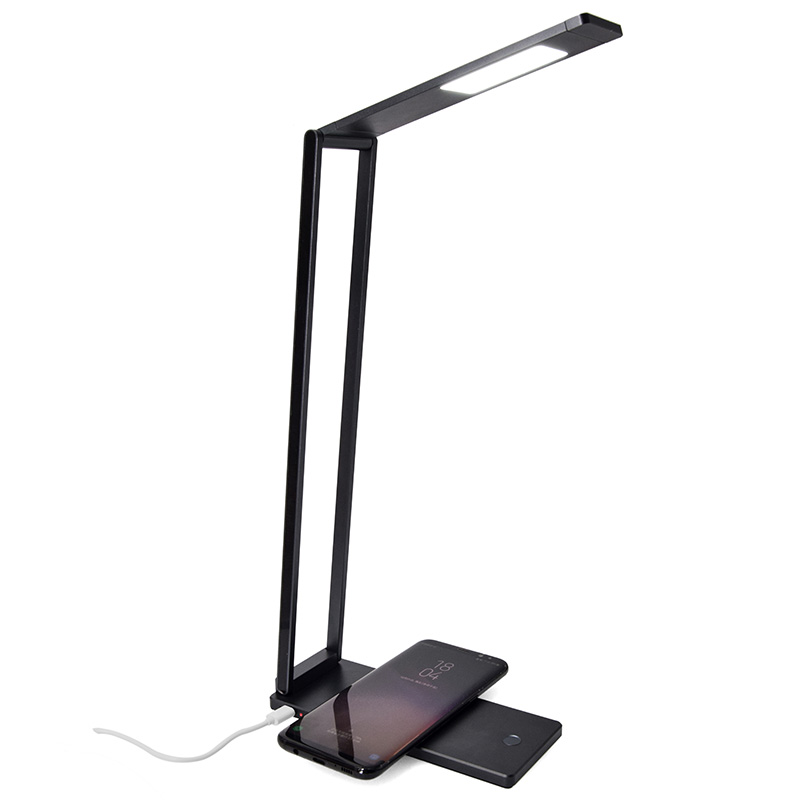 Hot Selling Products 2021 Wireless Charging LED Desk Lamp Eye Protect Reading Light Table Lamps