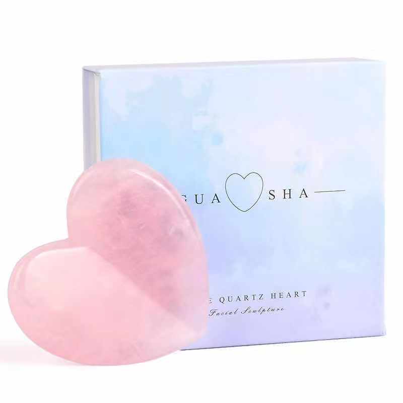 Массажный инструмент для лица jade rose gua sha на заказ