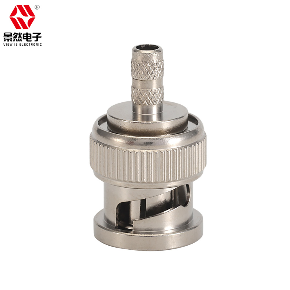 sell BNC Connector 75 Ohm male BNC RF connector Straight Plug for cable BT3002 syv-75-2 HD SD Video Surveillance Camera