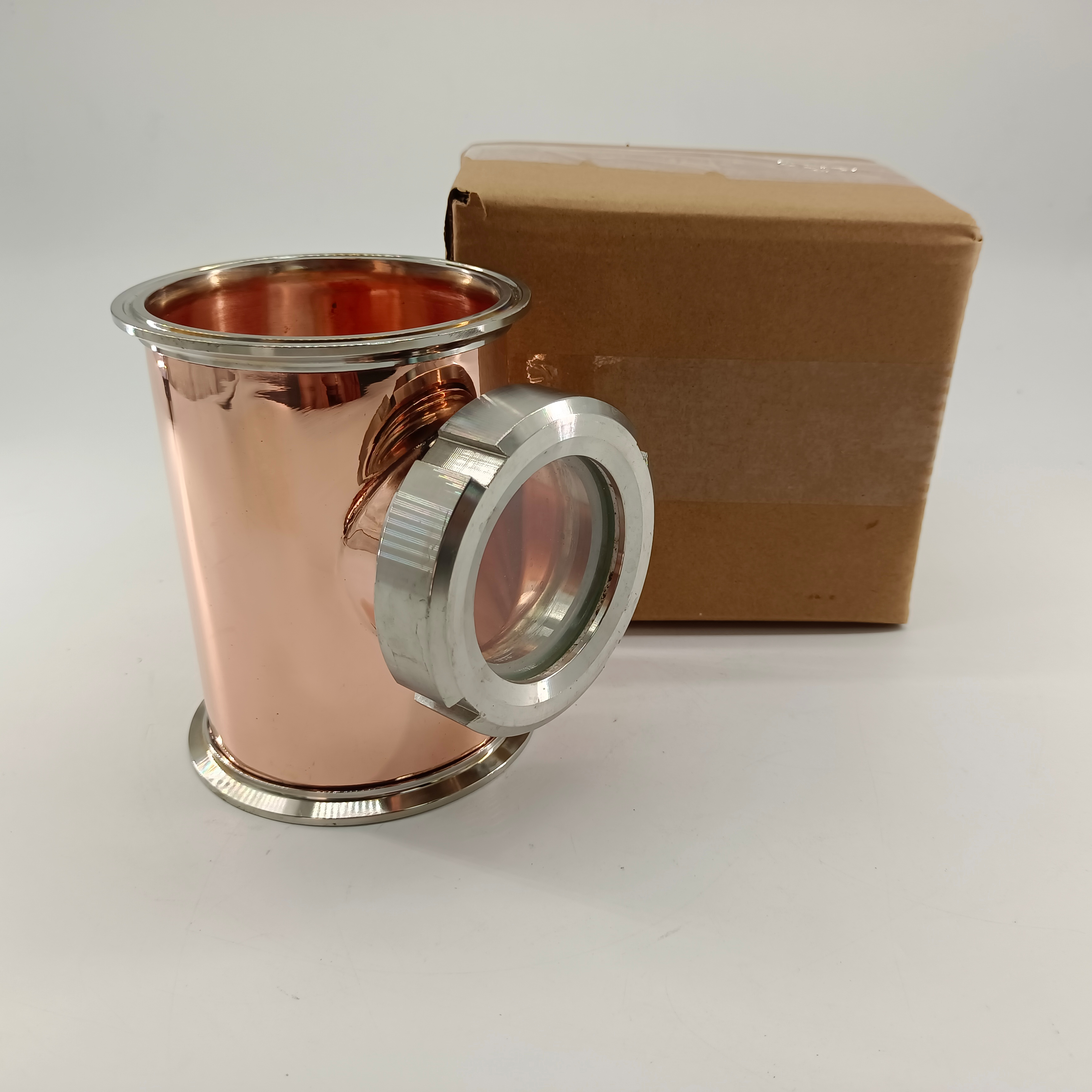 3 /4 /6 /6.5/8 inches copper distillation column for whisky copper bubble plate column distillation