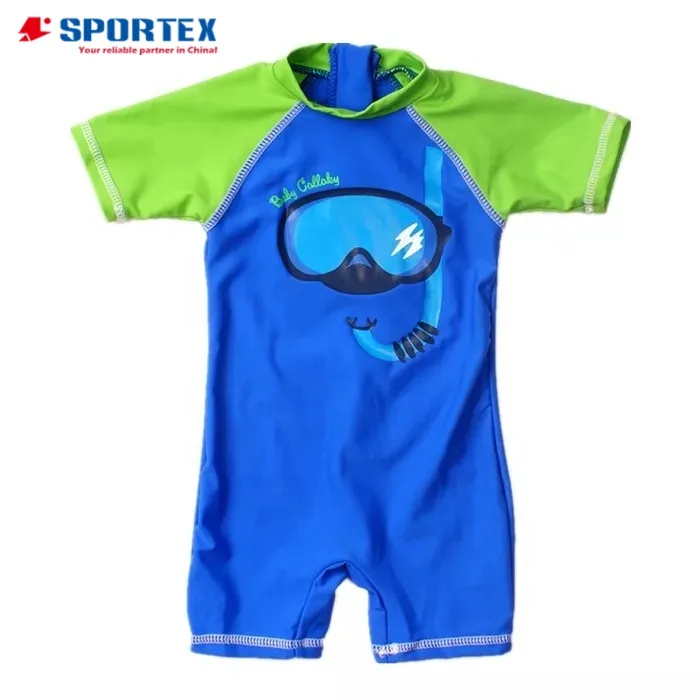 Nylon/Spandex Kids Clothing for Kids Swimsuit, Lovely Boy's One Piece UV Swimsuits