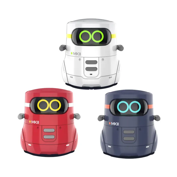 Детская Интерактивная Роботизированная Игрушка с голосовым управлением, умная Индуктивная игрушка-робот для раннего обучения, Умная игрушка с музыкальным светом