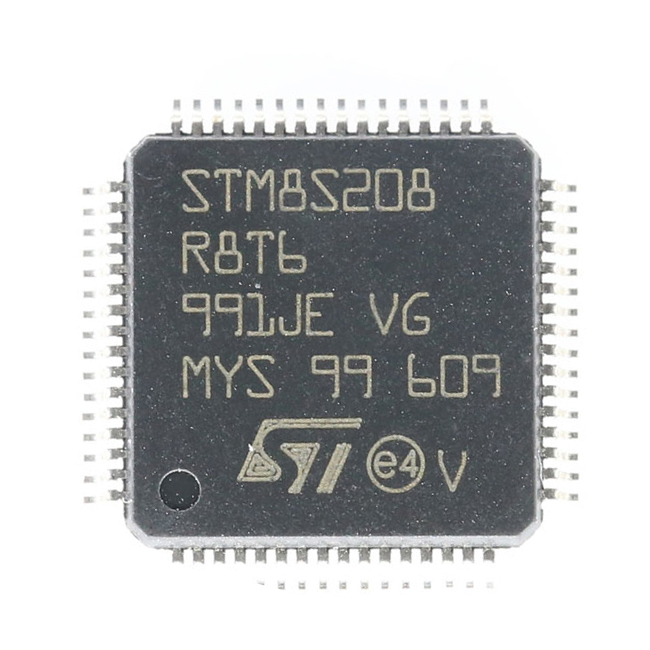 STM8S208R8T6 MCU 8BIT 64KB FLASH 64LQFP Embedded Microcontrollers STM8S208R8T6TR