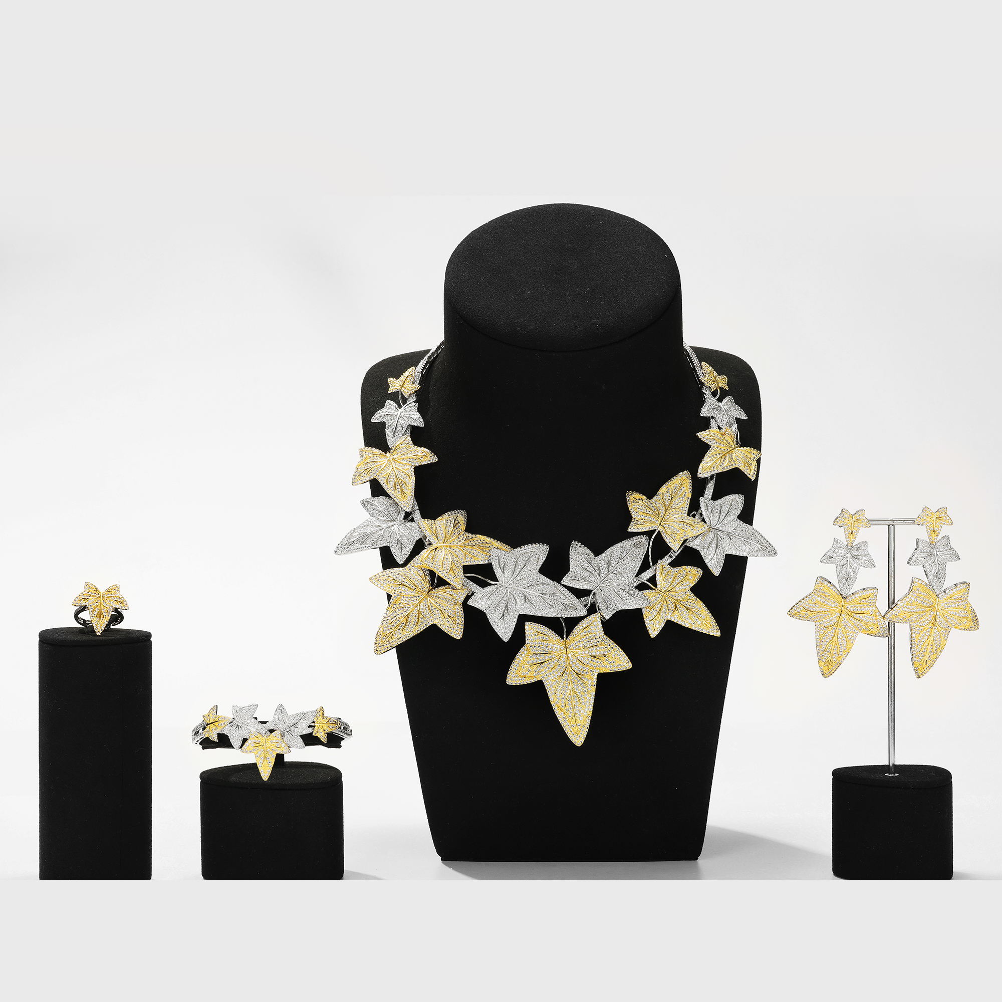EXITOSO Luxury Jewelry Sets For Women Jewelry Sets High Quality Jewelry Sets 18k Gold For Women