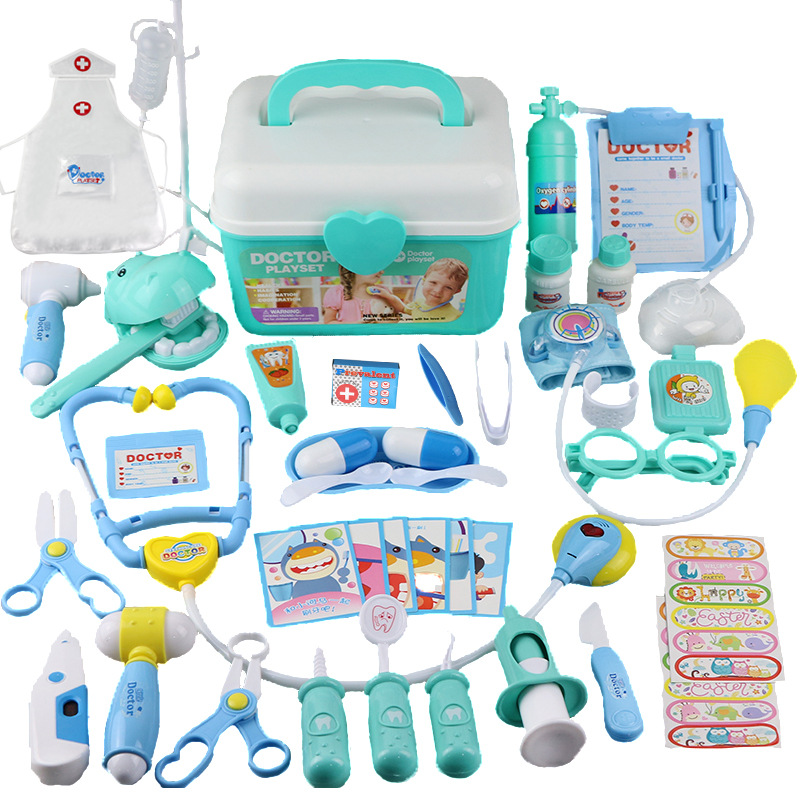 New Arrivals Pretend Play Cooking Game Preschool Educational Toys Furniture Sets Plastic Doctor Toys for Kids