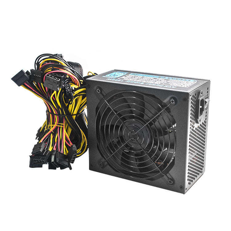 Блок питания для ПК 2000 Вт, компьютерная импульсная установка, 8 GPU ATX Pico PSU 12 В 24 контакта, источник питания