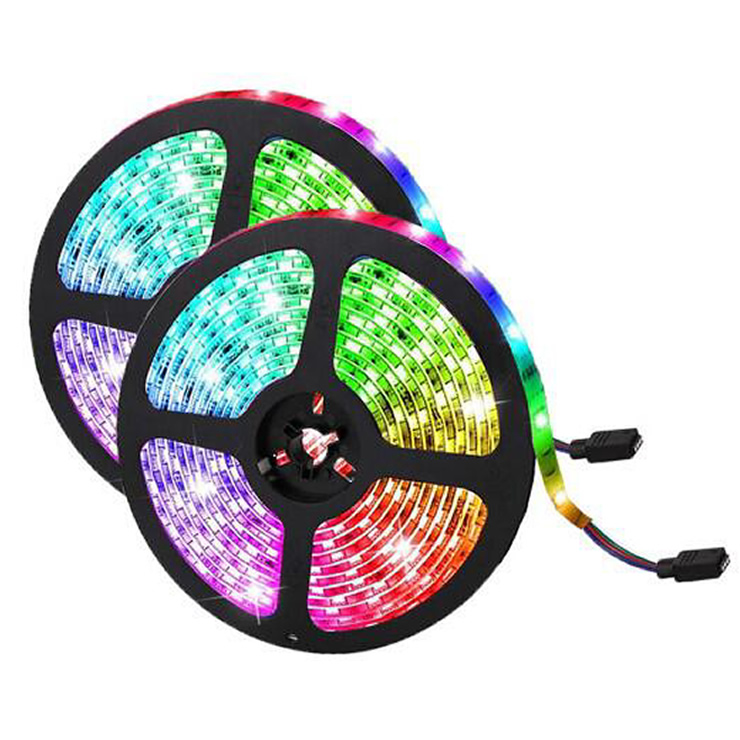 Водонепроницаемая светодиодная лента smd 5050 rgb, 5 м, 12 В, 24 В, 16,4 фута, 60d