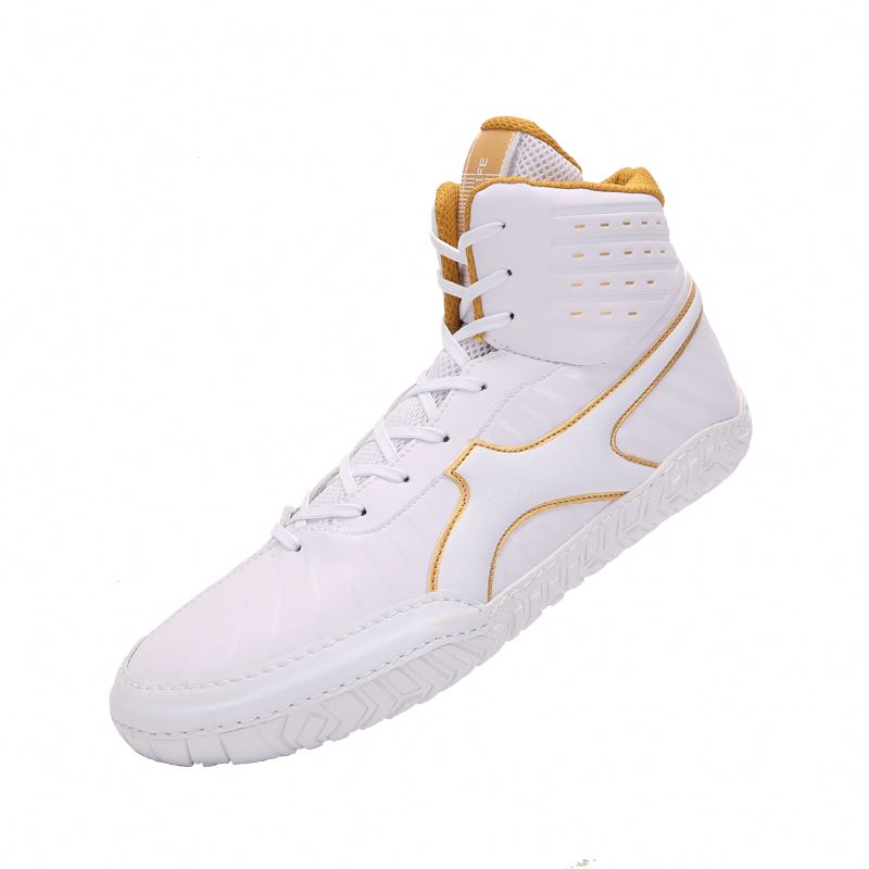 Custom wholesale oem cheap leather sports men wrestling shoes