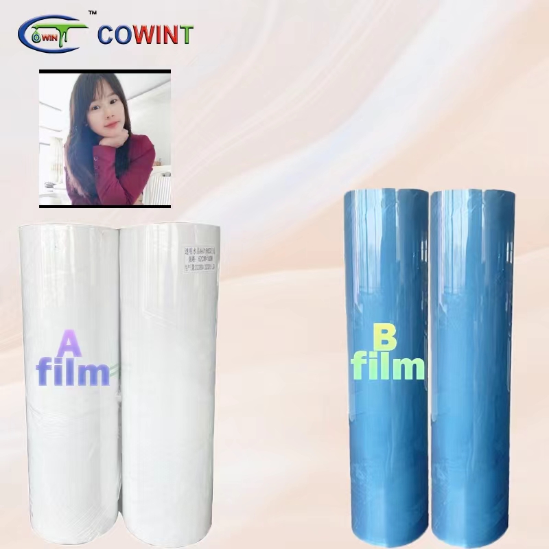 Cowint inkjet printing clear heat transfer sticker plastic pet sheet roll and screen printing pet sheet for printing