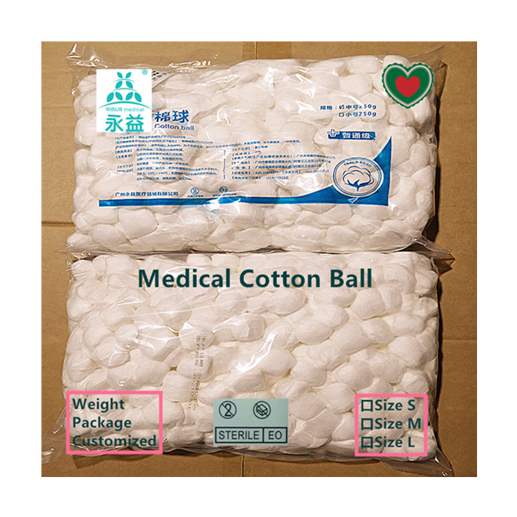 Медицинский ватный Balls-250g