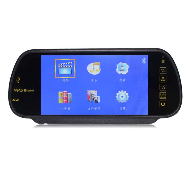 car baby camera video reversing aid screen lcd cctv camera Touch screen car rearview mirror BT 7 Inch car monitor