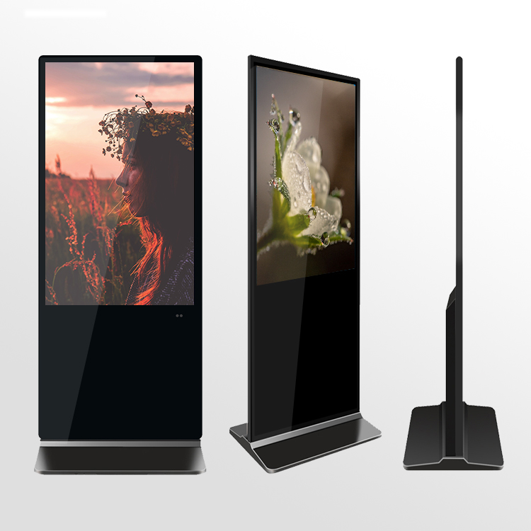 43 дюймовый ЖК-монитор digital signage media player Крытый вертикальный Android интерактивный экран дисплея рекламы напольная подставка Тотем
