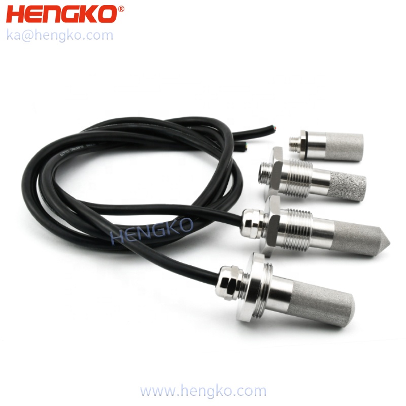 HENGKO high accuracy dew point sensor probe housing temperature humidity sensor controller for desiccant dryers